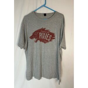 Pixies 2018 North American Tour T-Shirt Gray Death to the Pixies Wolf Graphic XL